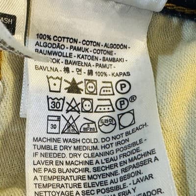 Levis 569 Shorts Mens 44 Blue Bermuda Relaxed Fit 12 Inseam Denim 5-Pocket - Thumbnail 5