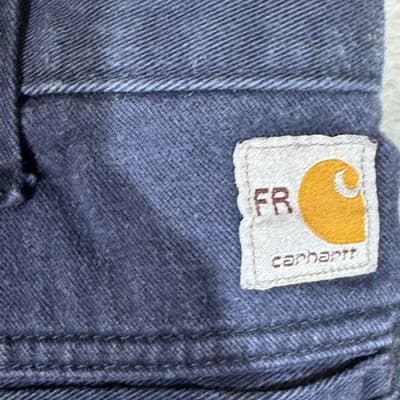 Carhartt Pants Mens 36x36 Blue Flame Resistant FR Workwear Chino Twill CAT 2 - Thumbnail 3