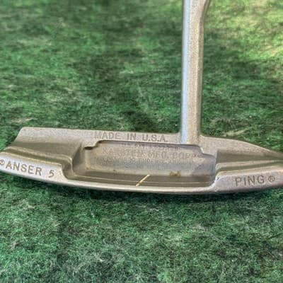 Vintage Ping Anser 5 Blade Putter 35" Mens RH Steel Karsten USA Golf Club - Image 1