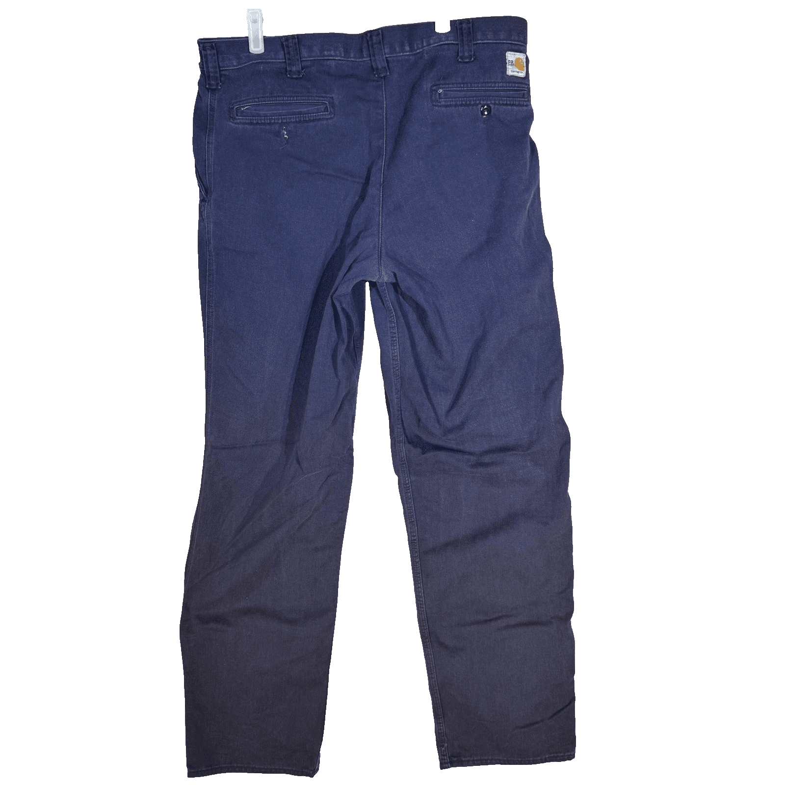 Carhartt Pants Mens 36x36 Blue Flame Resistant FR Workwear Chino Twill CAT 2 - Thumbnail 2