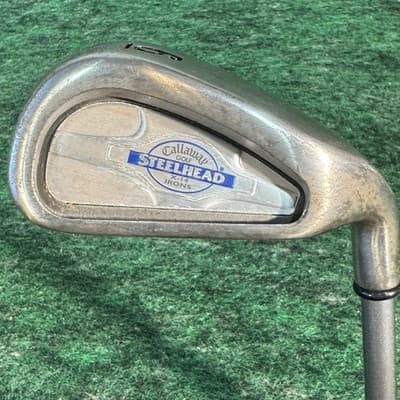 Vintage Callaway Big Bertha Steelhead X-14 6 Iron Golf Club Light Flex Graphite - Image 1