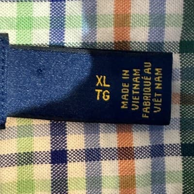 Ralph Lauren Shirt Mens XL Blue Green Orange Plaid Stretch Oxford Slim Fit Polo - Thumbnail 9