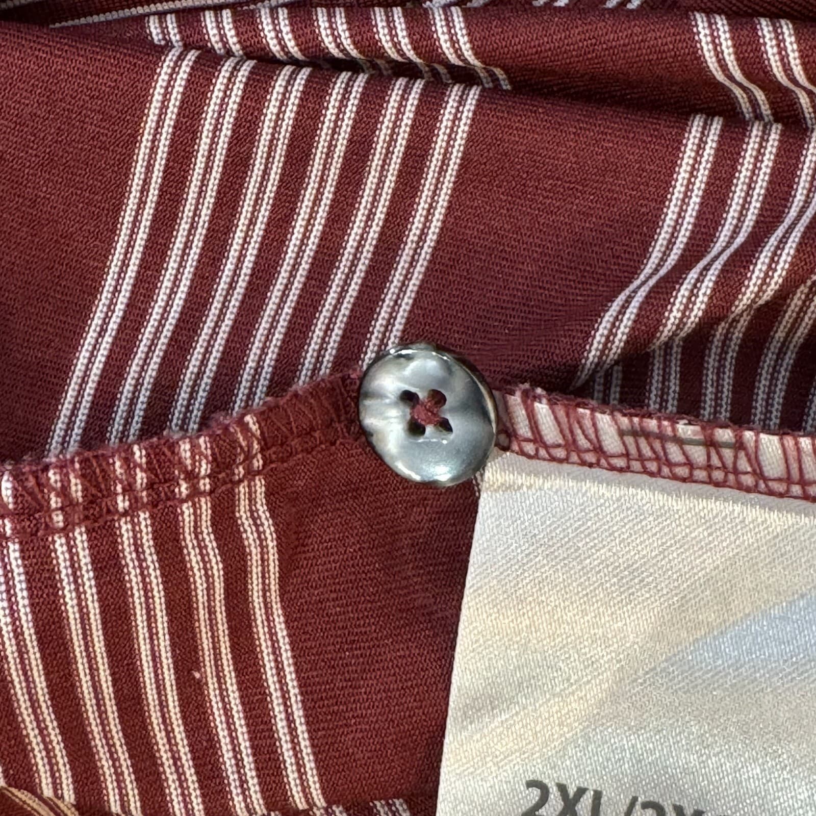 Knights Apparel Polo Shirt Men’s 2XL Maroon White Stripe Florida State Seminoles - Thumbnail 17