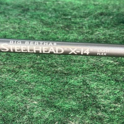 Vintage Callaway Big Bertha Steelhead X-14 6 Iron Golf Club Light Flex Graphite - Thumbnail 7