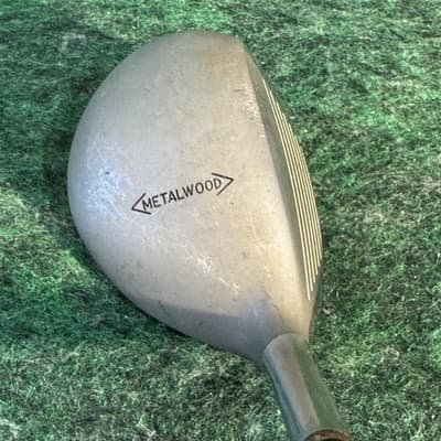 Vintage Taylor Made Pittsburgh Persimmon 5 Wood 23° Mens LH R Light Steel USA - Thumbnail 3