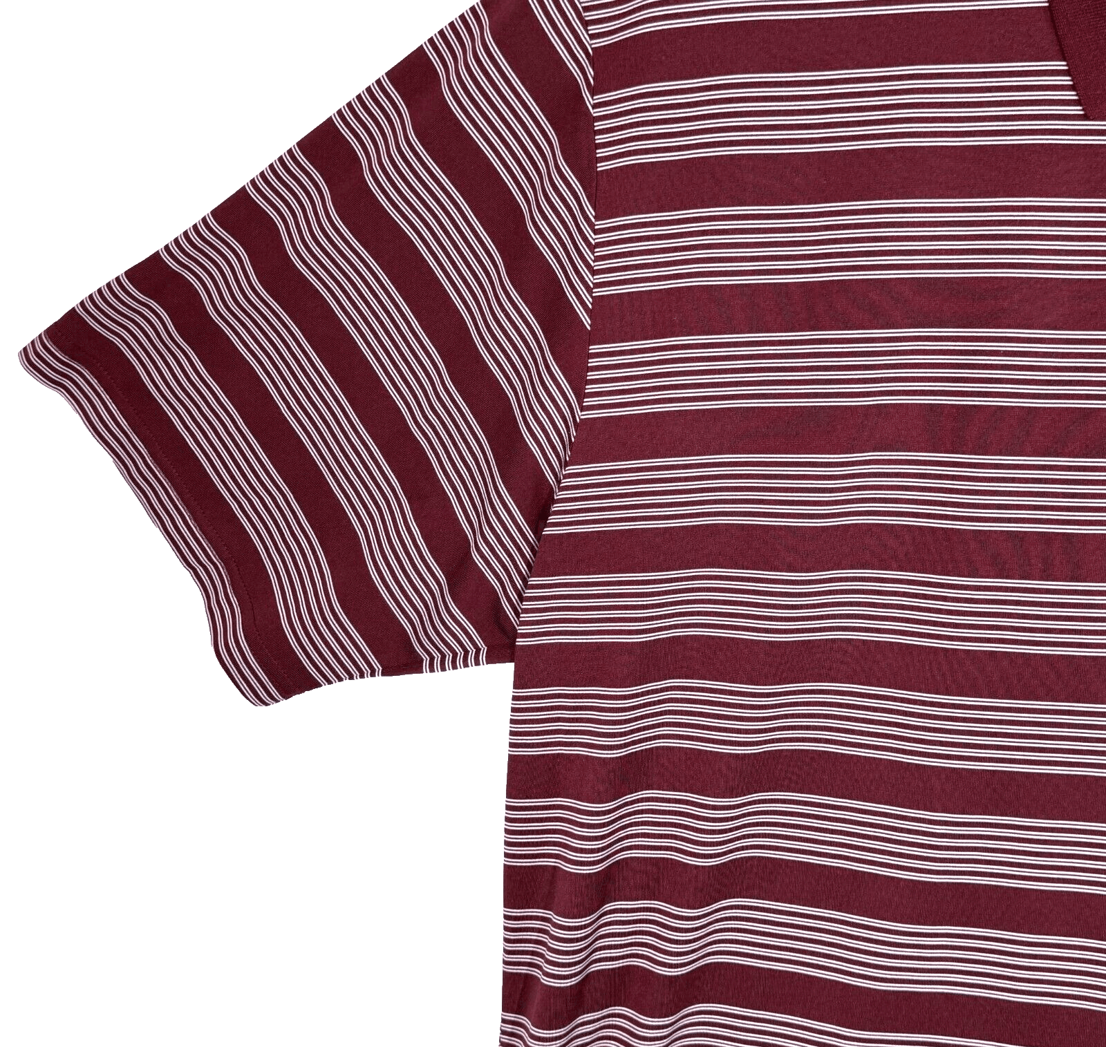 Knights Apparel Polo Shirt Men’s 2XL Maroon White Stripe Florida State Seminoles - Thumbnail 3