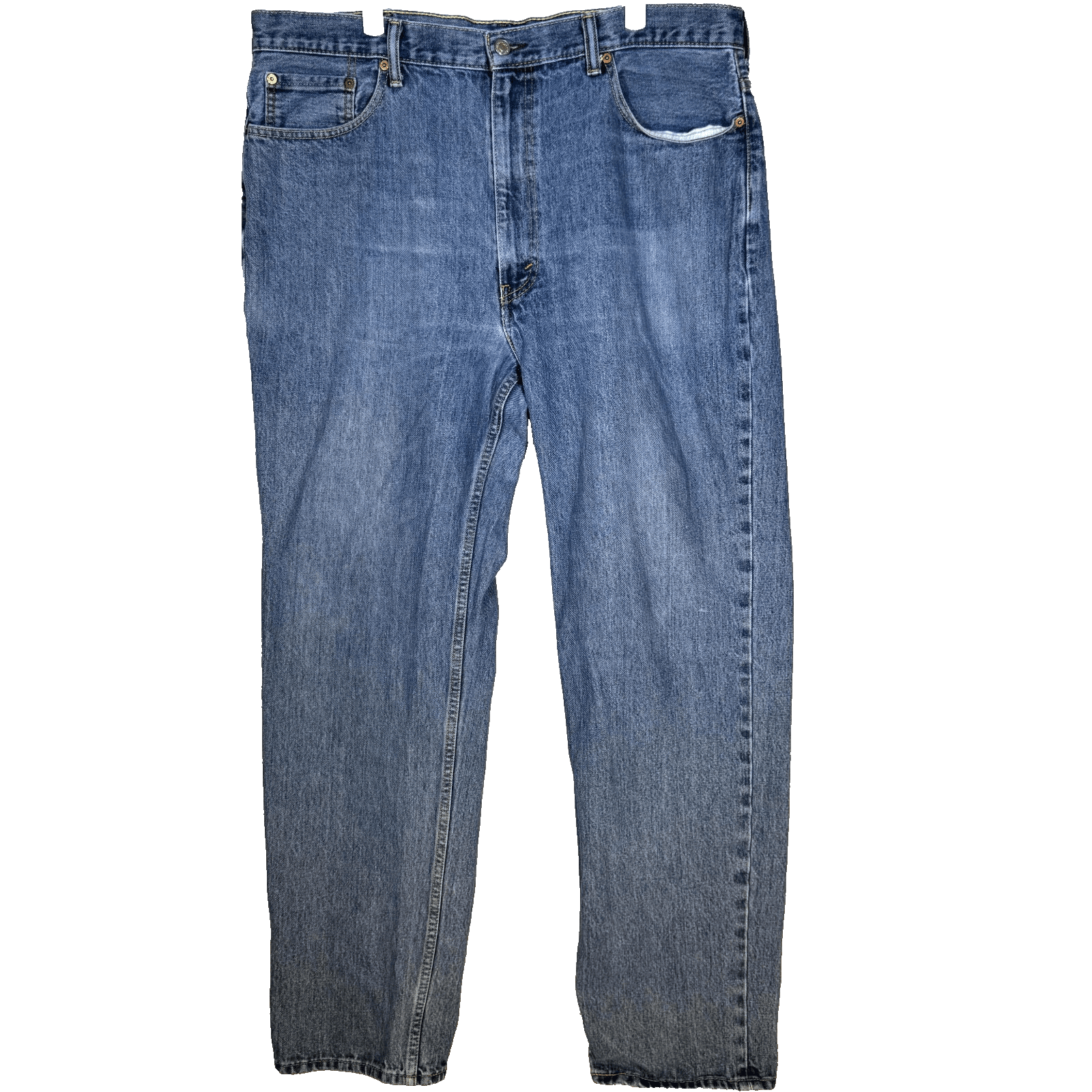 Levi’s 550 Men’s Jeans 42x36 Blue Denim High-Rise Regular Fit Zip Fly - Image 1