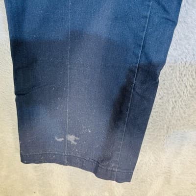 Dickies Pants Mens 34x30 Blue Cargo Regular Straight Workwear Polyester Cotton - Thumbnail 4