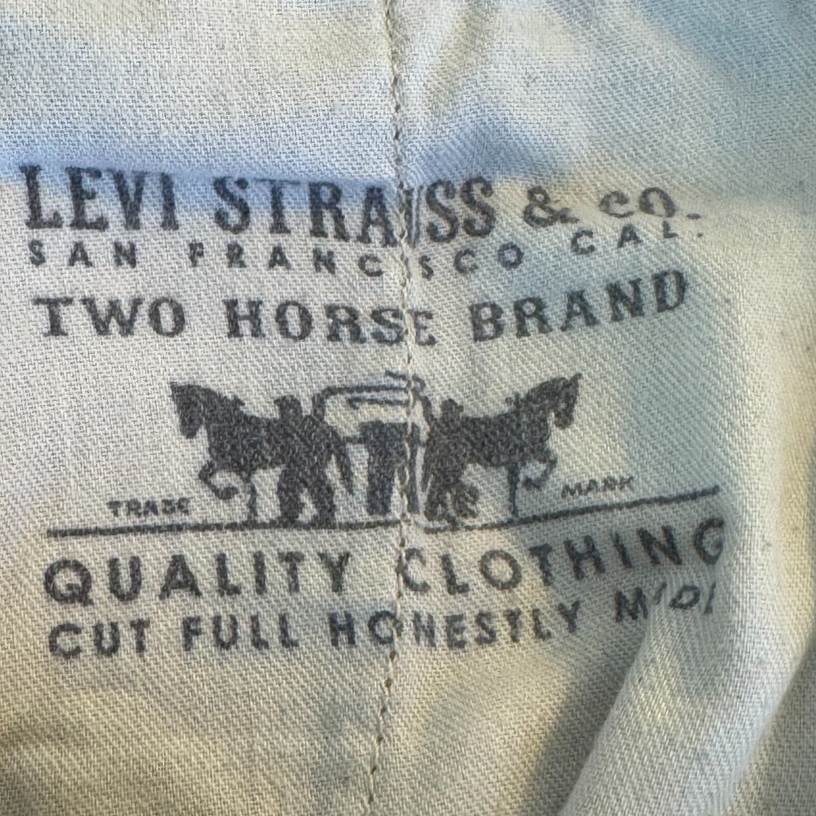 Levi’s 559 Men’s Jeans 38x30 Blue Denim Relaxed Fit Straight Leg - Thumbnail 16