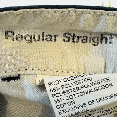 Dickies Pants Mens 34x30 Blue Cargo Regular Straight Workwear Polyester Cotton - Thumbnail 11