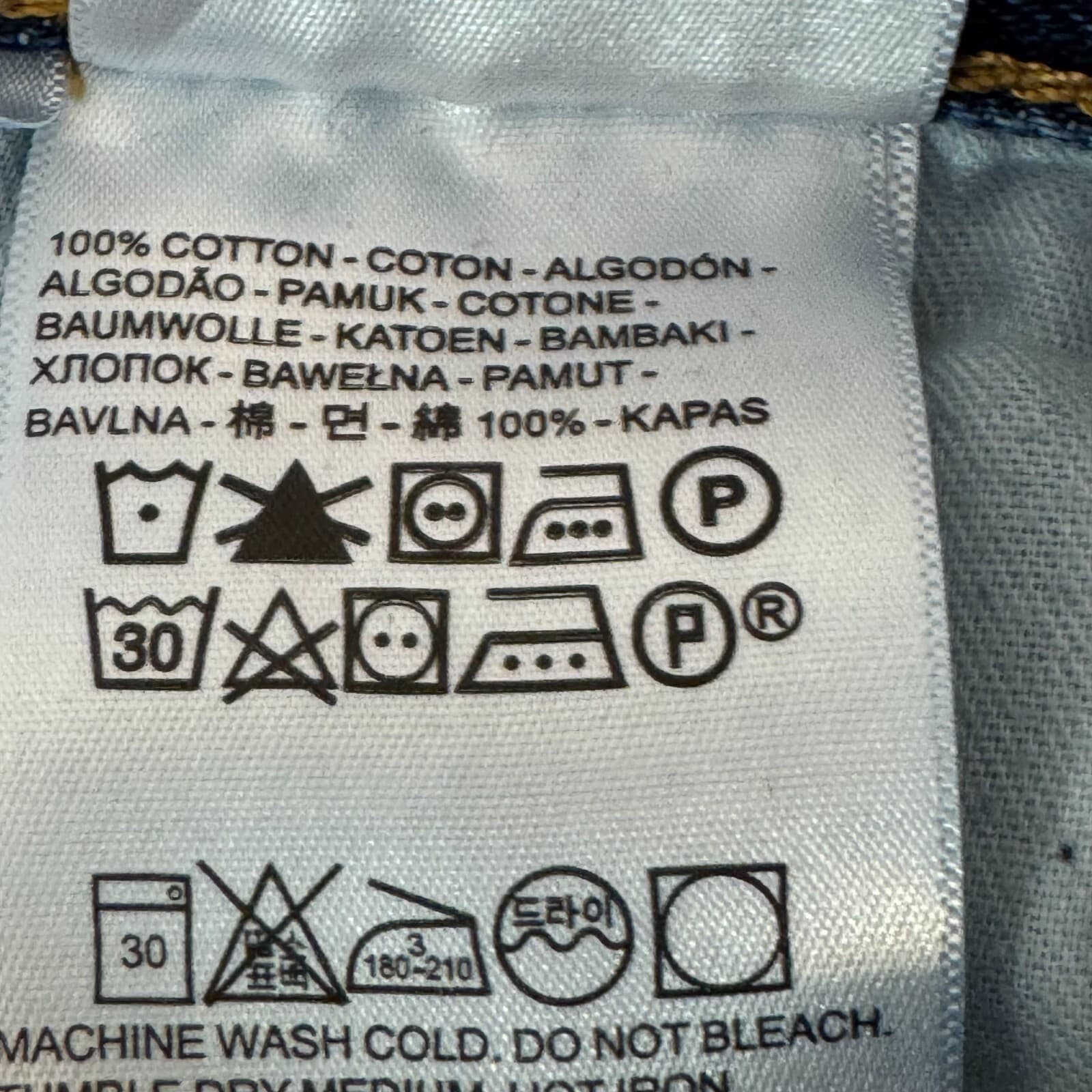 Levi's 550 Men's Jeans 36X34 Blue Denim Mid-Rise Relaxed Fit - Thumbnail 14