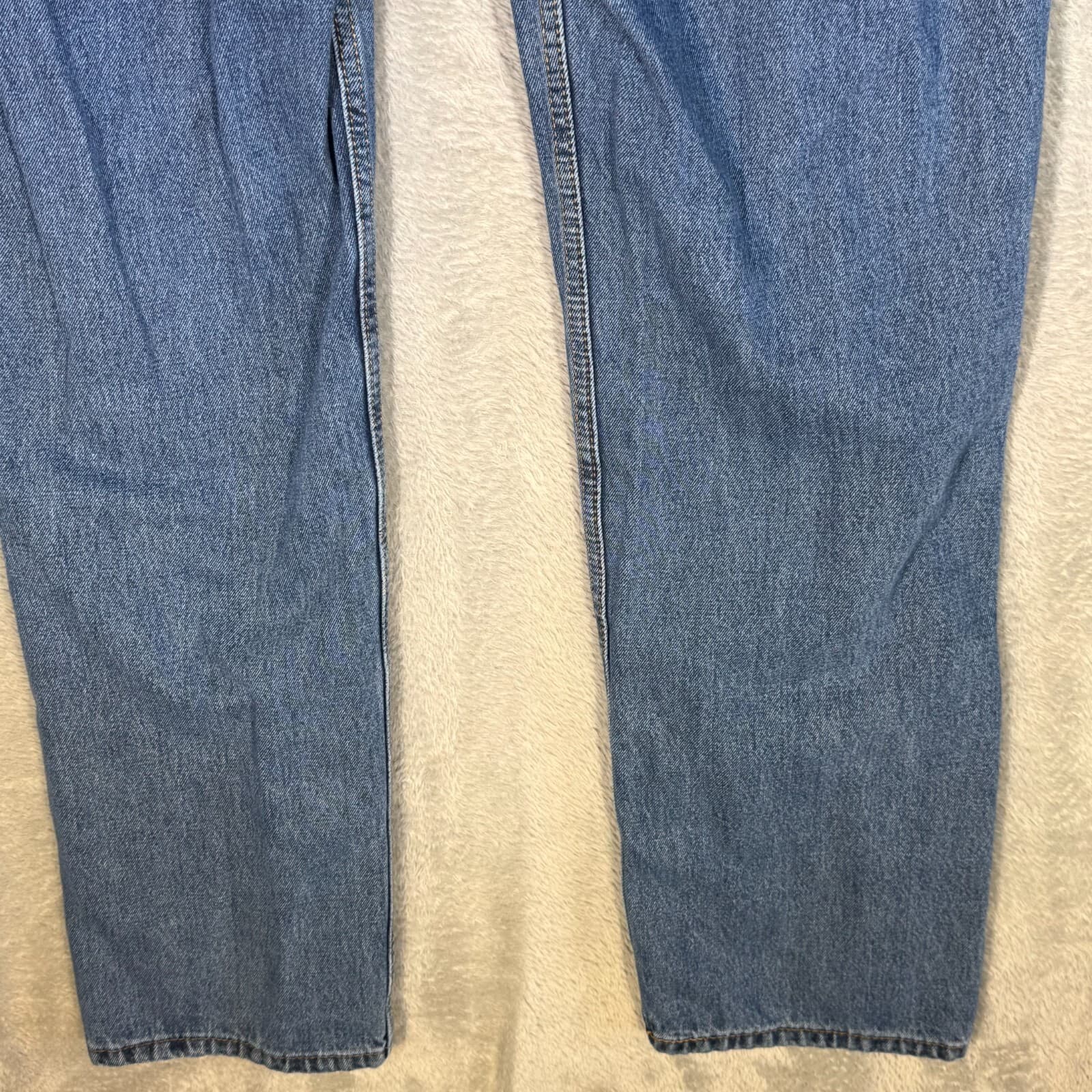 Levi's 550 Men's Jeans 36X34 Blue Denim Mid-Rise Relaxed Fit - Thumbnail 10