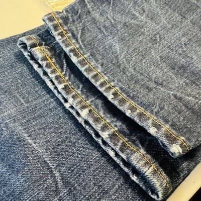 Levis Matchstick Skinny Jeans Mens 32x34 Blue Medium Wash Skinny Slim Denim - Thumbnail 12