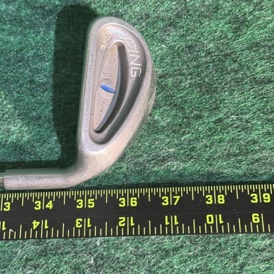 Vintage Ping Eye Wedge Right Hand Blue Dot Karsten Golf Iron Club Ping Grip USA - Thumbnail 6