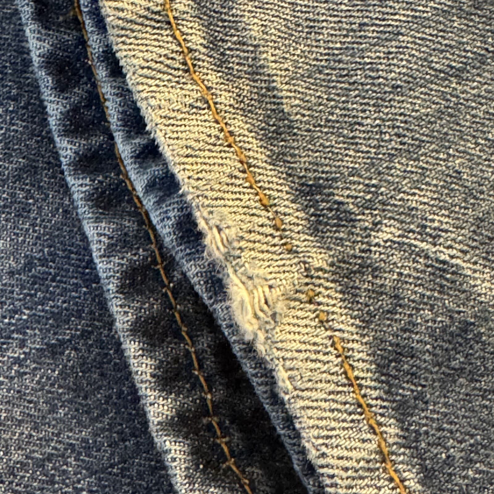 Levi’s 501 Men’s Jeans 40x29 Blue Denim 100% Cotton Button Fly Straight Leg - Thumbnail 16