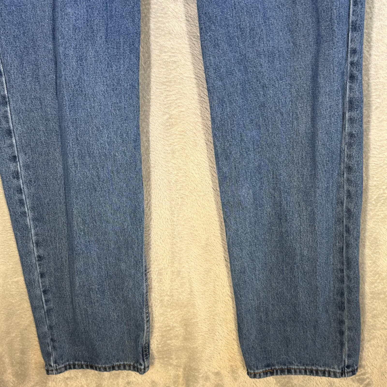 Levi's 550 Men's Jeans 36X34 Blue Denim Mid-Rise Relaxed Fit - Thumbnail 6