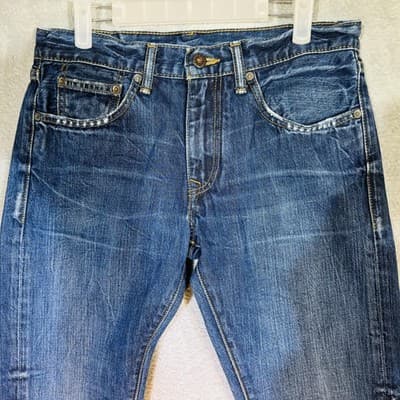 Levis Matchstick Skinny Jeans Mens 32x34 Blue Medium Wash Skinny Slim Denim - Thumbnail 5