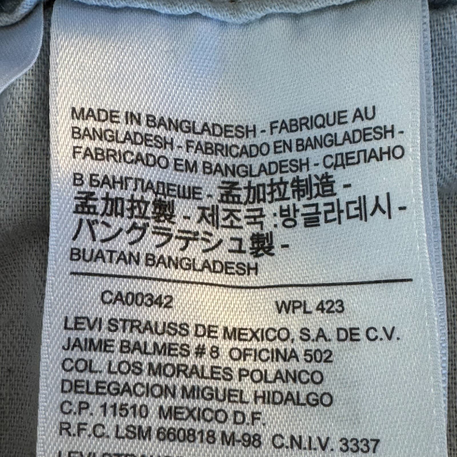 Levi’s 559 Men’s Jeans 38x30 Blue Denim Relaxed Fit Straight Leg - Thumbnail 15