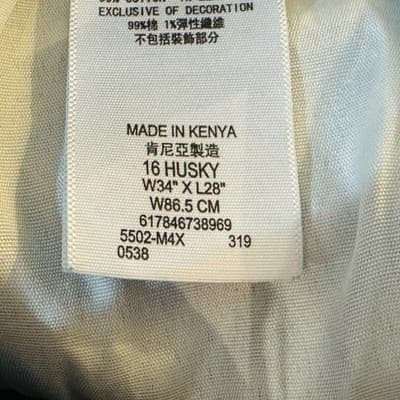 Vintage Levis 502 Jeans Mens 34x28 Blue Medium Wash Tapered Denim Stretch - Thumbnail 7