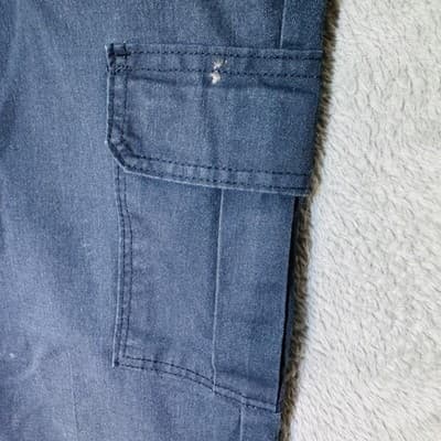 Dickies Pants Mens 34x30 Blue Cargo Regular Straight Workwear Polyester Cotton - Thumbnail 5