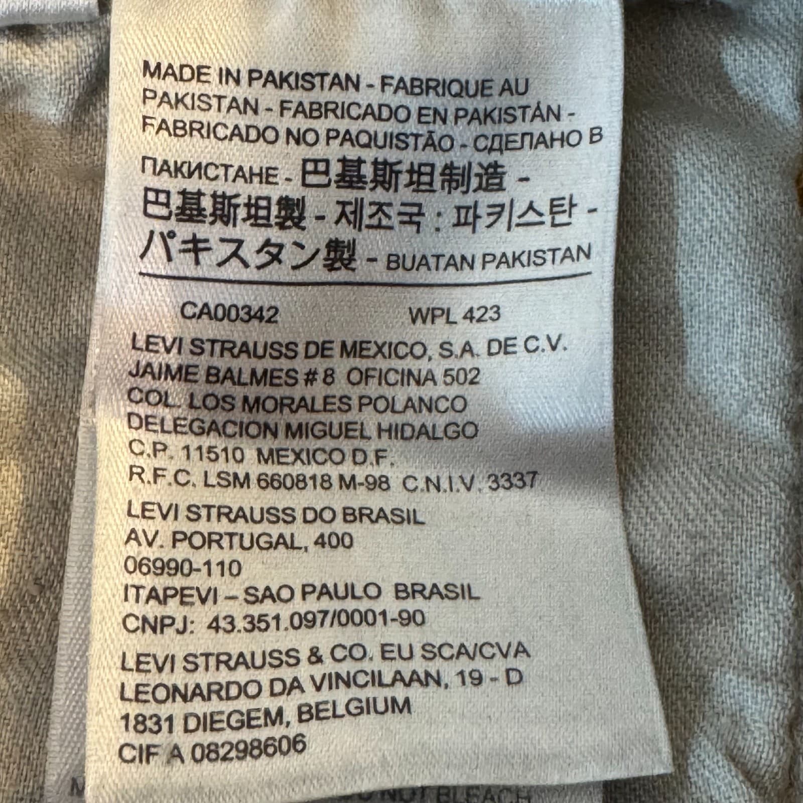 Levi’s 505 Men’s Jeans 31x30 Blue Denim Regular Fit Mid-Rise Straight Leg - Thumbnail 12