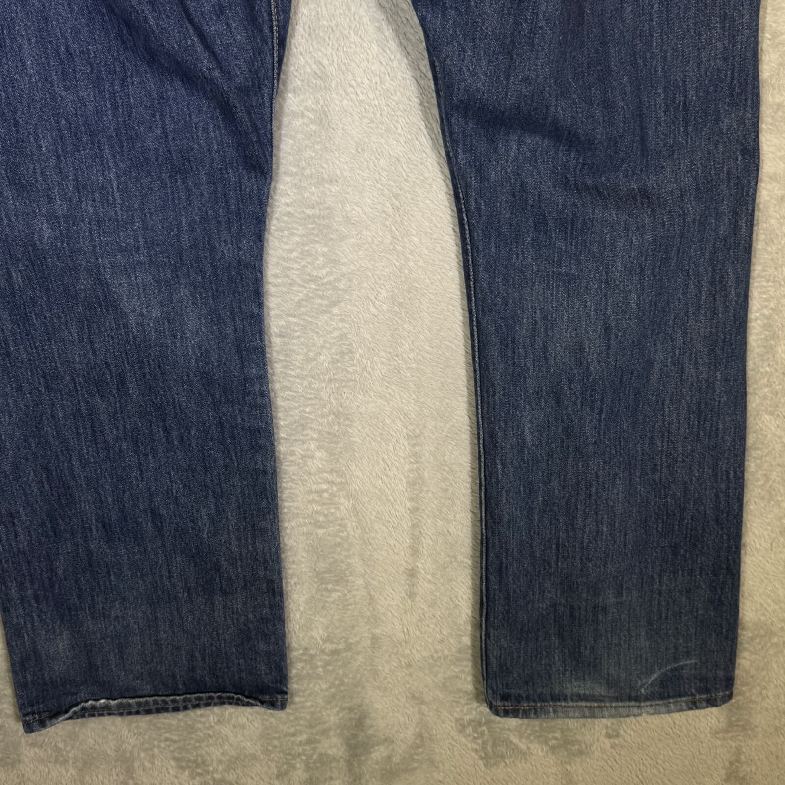 Levi’s 501 Men’s Jeans 40x29 Blue Denim 100% Cotton Button Fly Straight Leg - Thumbnail 10