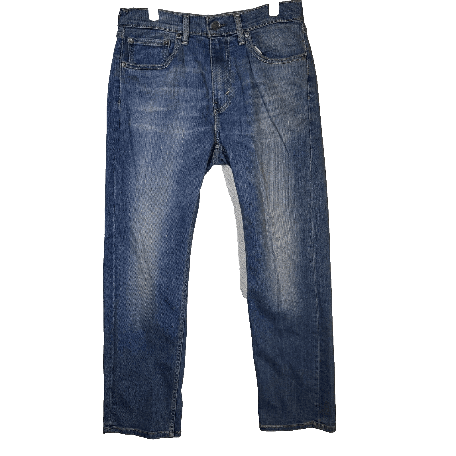 Levi’s 505 Men’s Jeans 31x30 Blue Denim Regular Fit Mid-Rise Straight Leg - Image 1