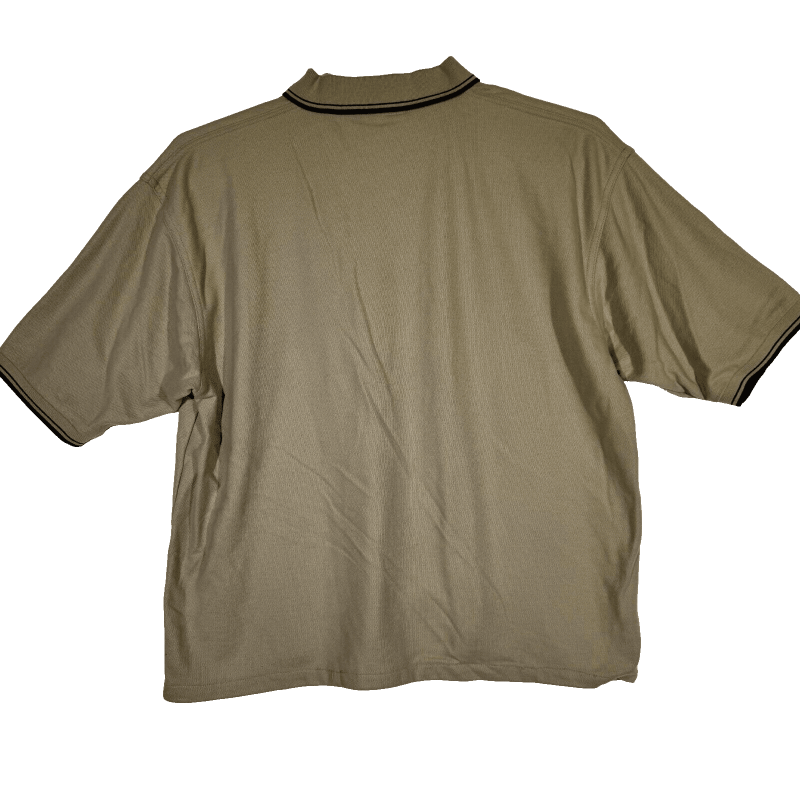 Island Polo Men’s XL Pre‑Shrunk Tan Polo Shirt – 100% Cotton, Lightweight, Machi - Thumbnail 2