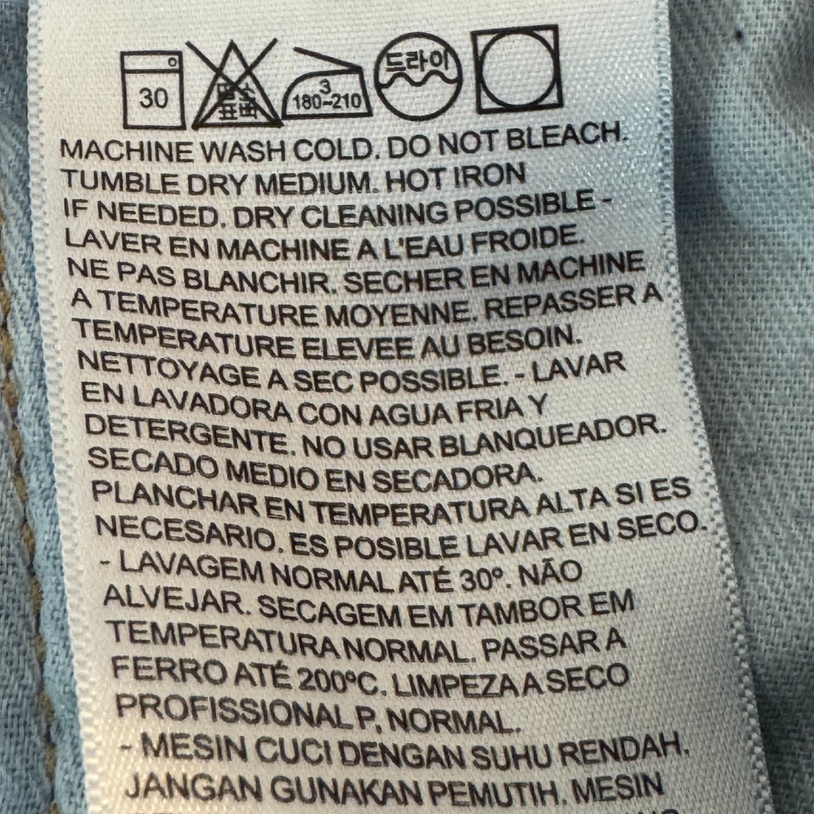 Levi's 550 Men's Jeans 36X34 Blue Denim Mid-Rise Relaxed Fit - Thumbnail 15