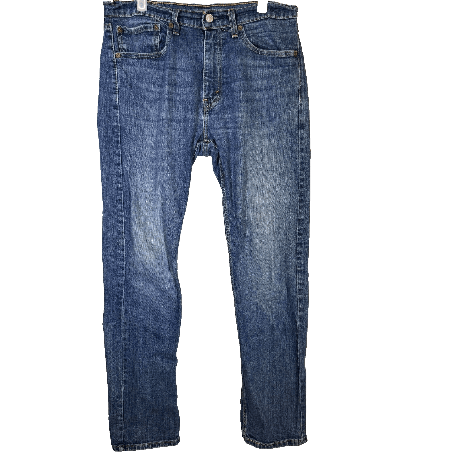 Levi’s 505 Jeans Men’s 32x32 Blue Denim Regular Fit Mid-Rise Straight Leg - Image 1