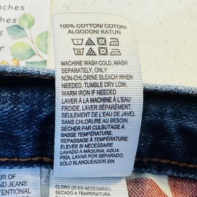 Lucky Brand 221 Original Straight Jeans Mens 36x34 Blue Light Wash Denim - Thumbnail 11