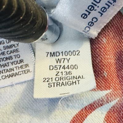 Lucky Brand 221 Original Straight Jeans Mens 36x34 Blue Light Wash Denim - Thumbnail 12