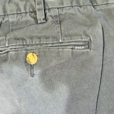 Polo Ralph Lauren The Polo Chino Pants Mens 38x30 Blue Dark Wash Classic Fit - Thumbnail 3