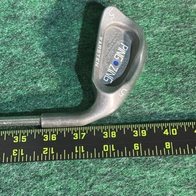 Vintage Ping Zing Karsten 5 Iron Blue Dot Right Hand Steel Shaft Golf Club - Thumbnail 6