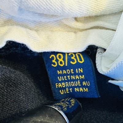 Polo Ralph Lauren The Polo Chino Pants Mens 38x30 Blue Dark Wash Classic Fit - Thumbnail 8