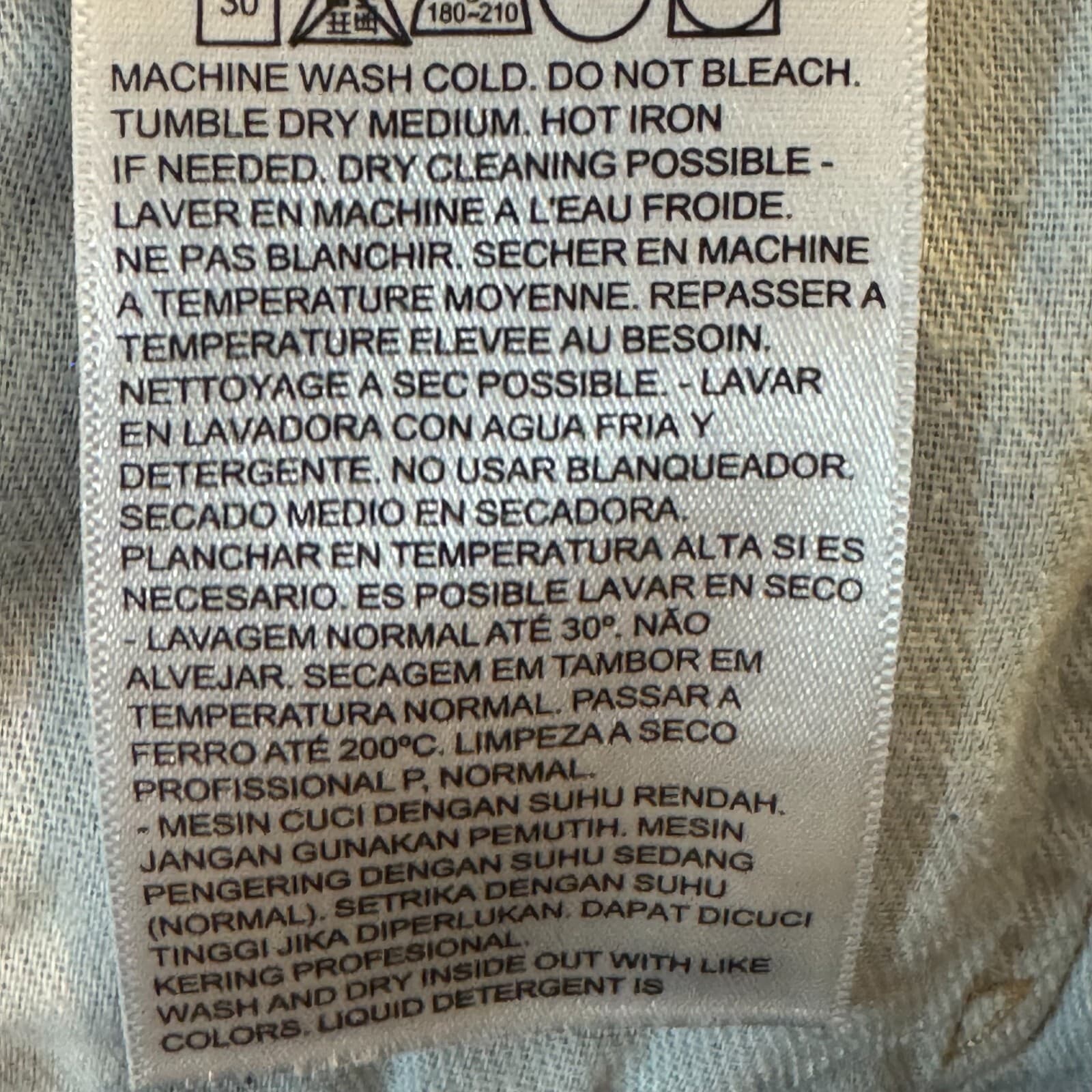 Levis 505 Jeans Mens 36x29 Regular Fit Straight Leg Blue Denim Zip Fly Classic - Thumbnail 14