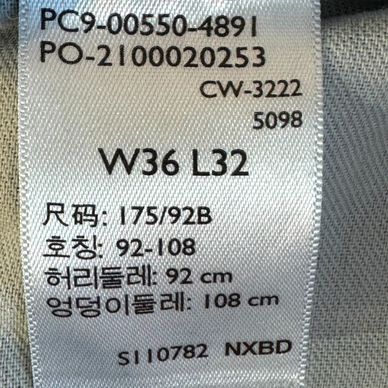 Levi's 550 Jeans Mens 36x32 Blue Denim Relaxed Fit Tapered Leg Mid Rise Zip Fly - Thumbnail 7