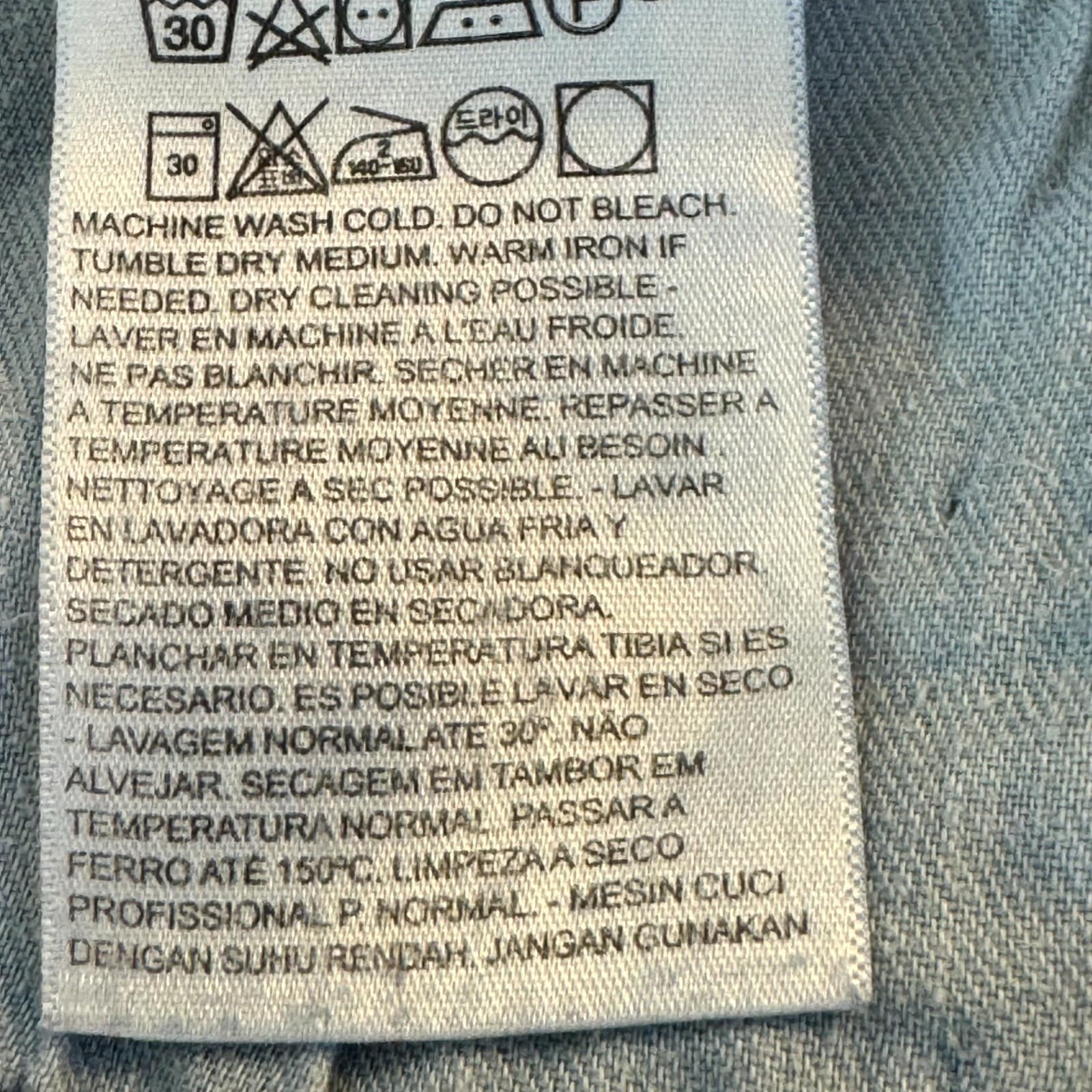 Levi's 559 Jeans Mens 36x34 Blue Denim Relaxed Straight Mid Rise Stretch Zip Fly - Thumbnail 7