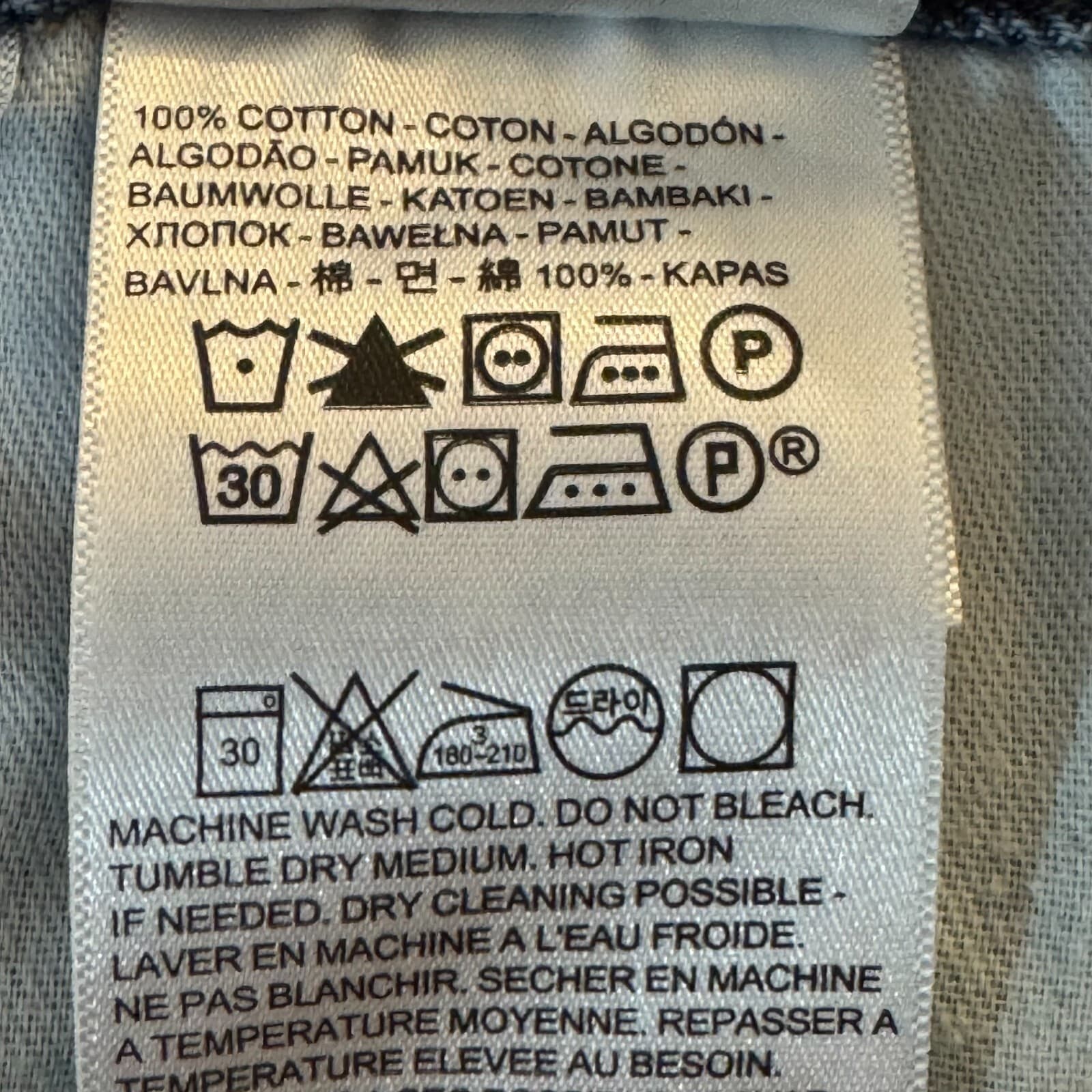 Levis 505 Jeans Mens 36x29 Regular Fit Straight Leg Blue Denim Zip Fly Classic - Thumbnail 13