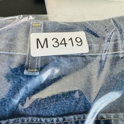 Carhartt 813-DPS Jeans Mens 38x32 Blue Medium Wash Zip Fly Relaxed Straight - Thumbnail 13