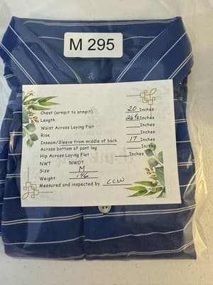 Brooks Brothers Polo Shirt Mens Medium Blue Striped Performance Golf Casual - Thumbnail 13