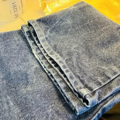 Carhartt 280-83 Jeans Mens 36x30 Blue Relaxed Straight Denim FR - Thumbnail 8