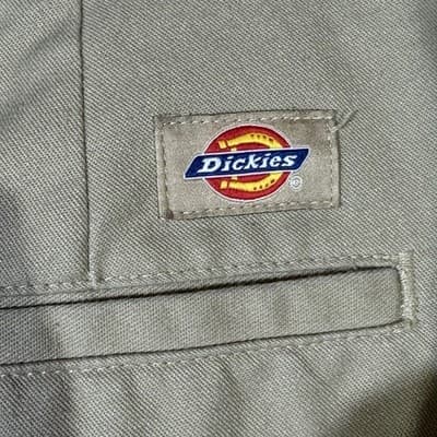 Dickies Cargo Pants Mens 42x32 Khaki Utility Workwear Pockets Polyester Blend - Thumbnail 11