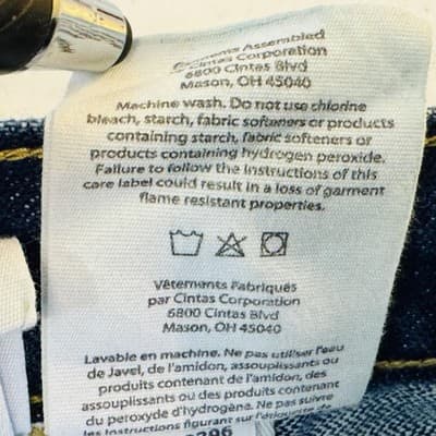 Carhartt 280-83 Jeans Mens 36x30 Blue Relaxed Straight Denim FR - Thumbnail 7