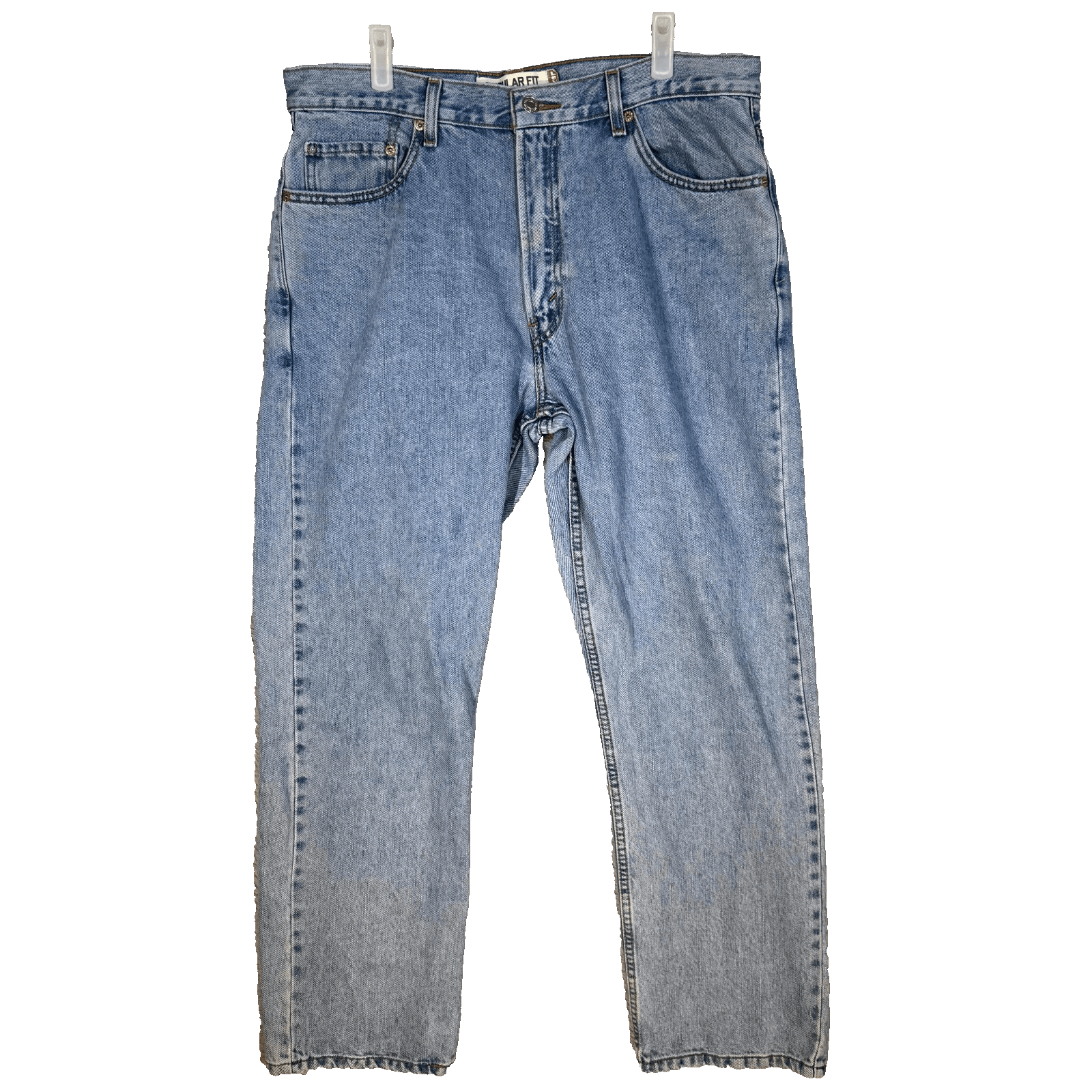 Vintage Levi's 505 Jeans Mens 36x30 Blue Denim Regular Fit Mid Rise Zip Fly - Image 1