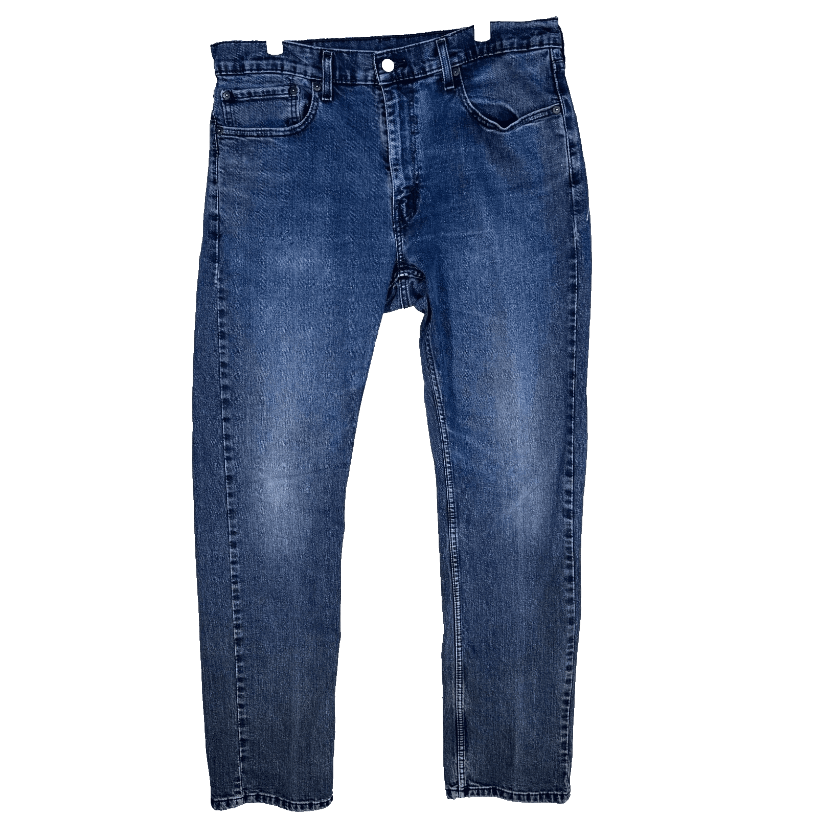 Levi's 559 Jeans Mens 36x34 Blue Denim Relaxed Straight Mid Rise Stretch Zip Fly - Image 1