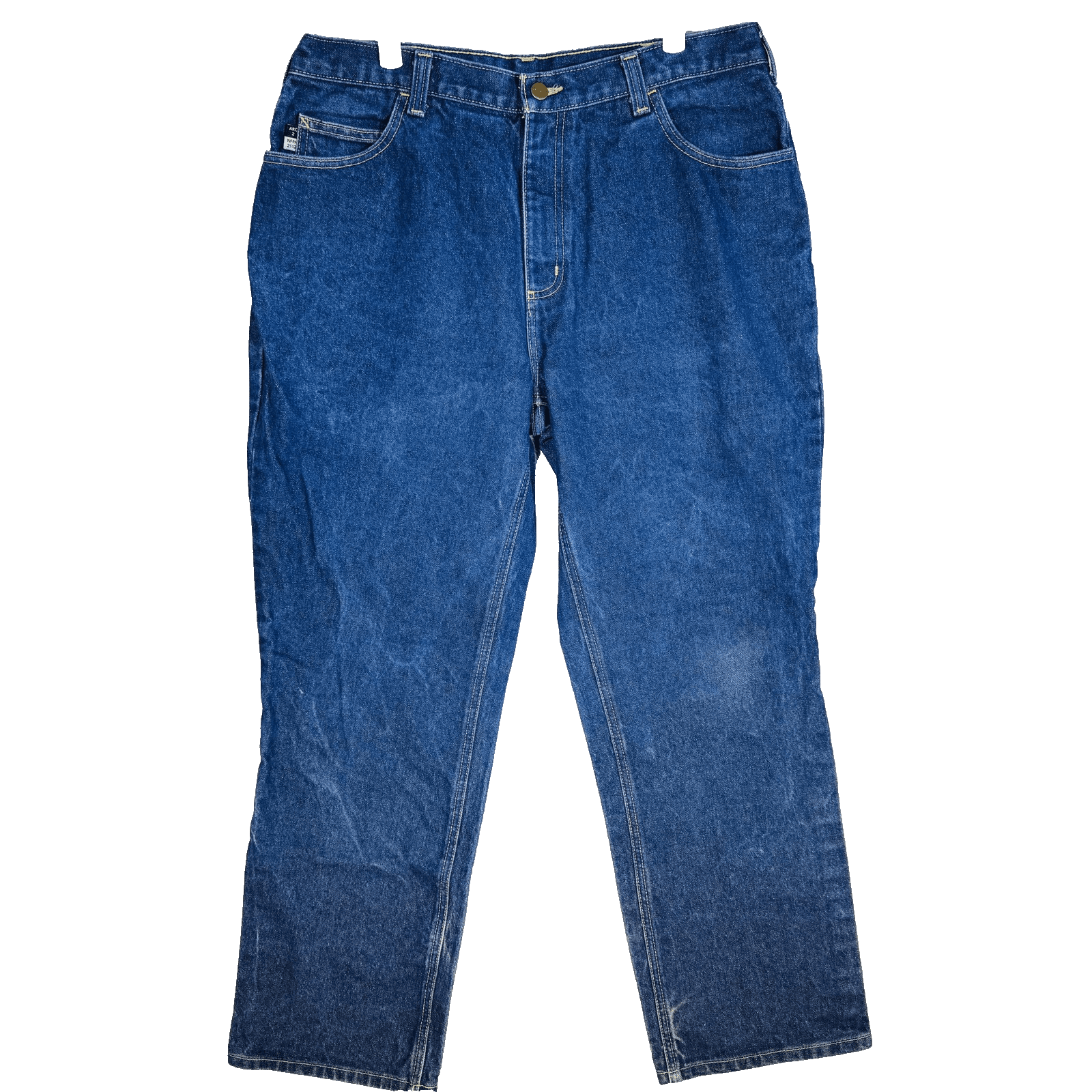 Carhartt 280-83 Jeans Mens 36x30 Blue Relaxed Straight Denim FR - Image 1