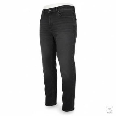 Lucky Brand 410 Jeans Mens 38x34 Black Charcoal Wash Zip Fly Athletic Straight - Thumbnail 2