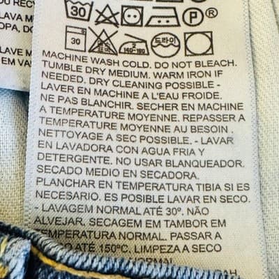 Levis 511 Jeans Mens 32x32 Blue Medium Wash Slim Tapered Stretch Denim Zip Fly - Thumbnail 10