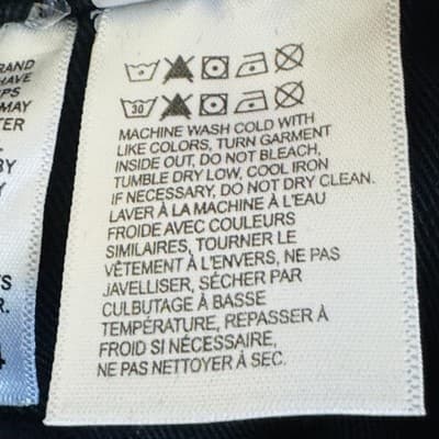 Lucky Brand 410 Jeans Mens 38x34 Black Charcoal Wash Zip Fly Athletic Straight - Thumbnail 13